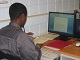Student at Computer